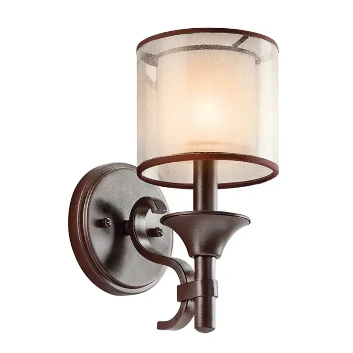 Bronze Wall Light in Brown Colour