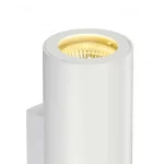 Modern white plaster wall light