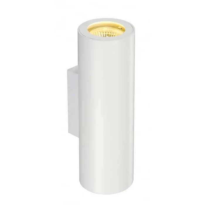 Modern white plaster wall light