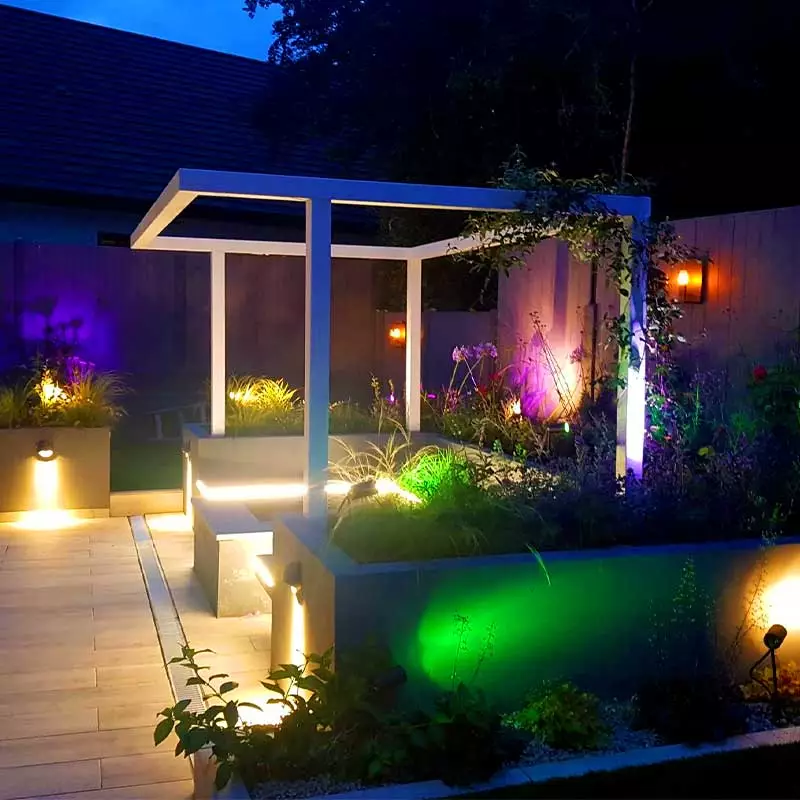 Garden lighting project Rathoath