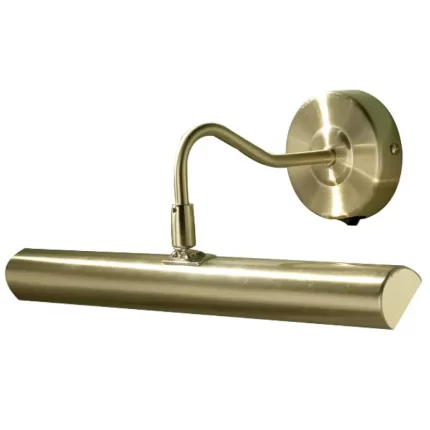 Satin Brass Picture Light 37cm Right View
