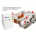 4 zone wall panel controller