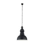 Adjustable black pendant light for kitchen island or dining room