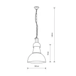 Adjustable black pendant light for kitchen island or dining room
