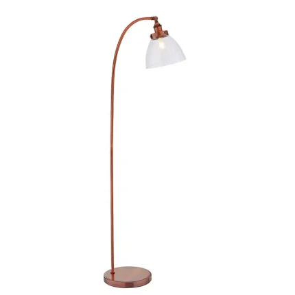 Adjustable Copper Floor Lamp