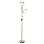 Antique Brass Floor Lamp With Reading Light