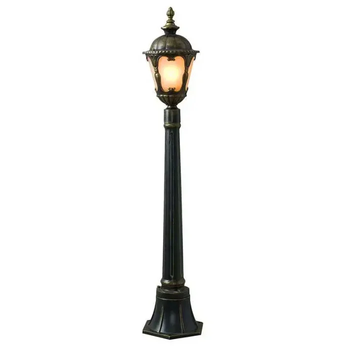 Antique Brass Garden Lamp Post Light