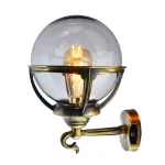 Antique Globe Lantern Outdoor Wall Light