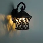 Black Traditional Outdoor Wall Light