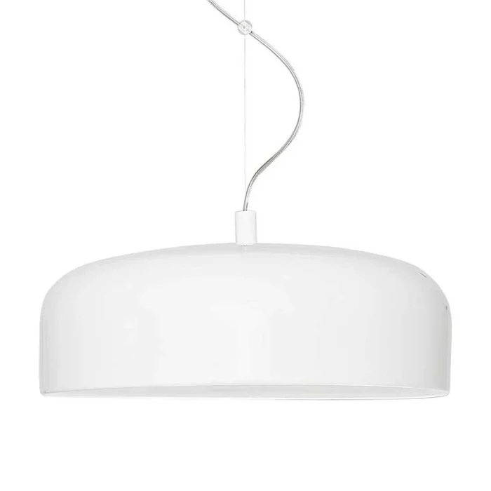 Bowl Design White Pendant Light