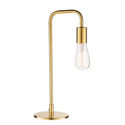 Brushed Brass Clean Line Table Lamp