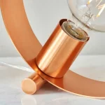 Circle Copper Table Lamp