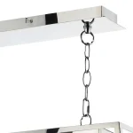 Clear Glass Stainless Steel Pendant Light