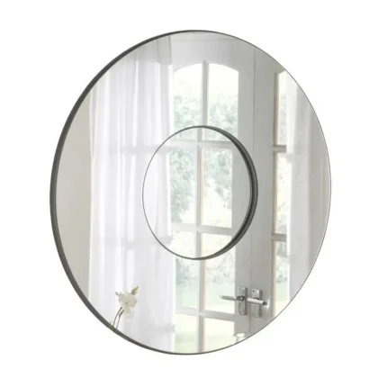 Contemporary Bevelled Circle Mirror