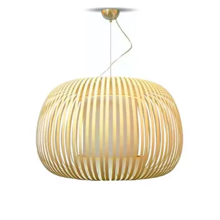 Pendant light with cream shade in 38cm size