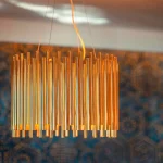 Decorative Metal Tubes Large Pendant Light