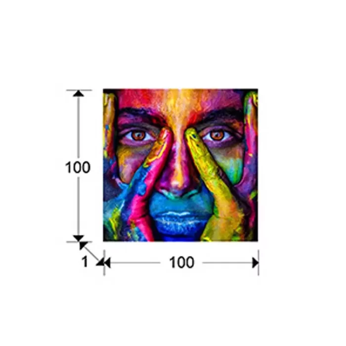 Eyes Tempered Glass Printed Photography Painting