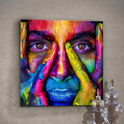 Eyes Tempered Glass Printed Photography Painting