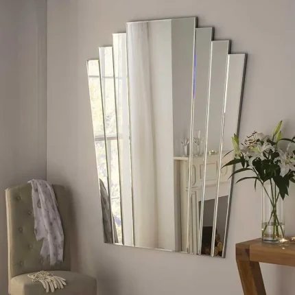Fan Art Deco Wall Mirror