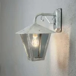 Galvanized Down Outdoor Wall Light