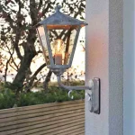 Galvanized Up Outdoor Wall Light