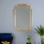 Glided Frames Gold Rectangle Mirror
