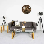 Gold Coffee Table 120CM