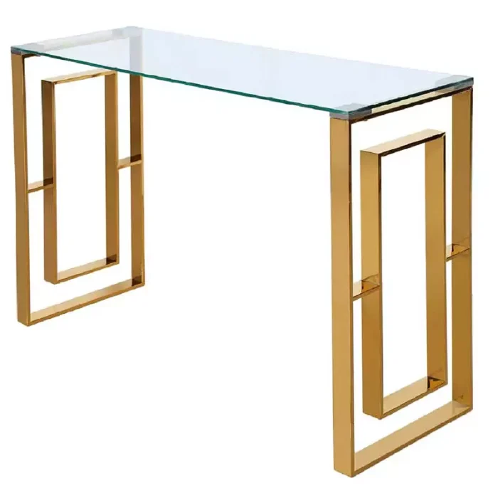 Gold Console Table 120CM