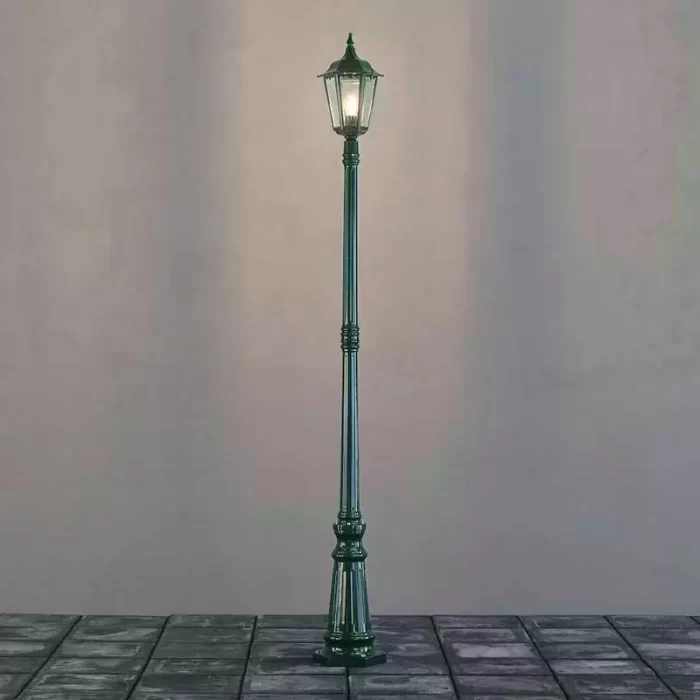 Green Column Modern Lamp Post Light