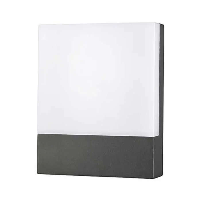 LED Flat Graphite Outdoor Wall Light