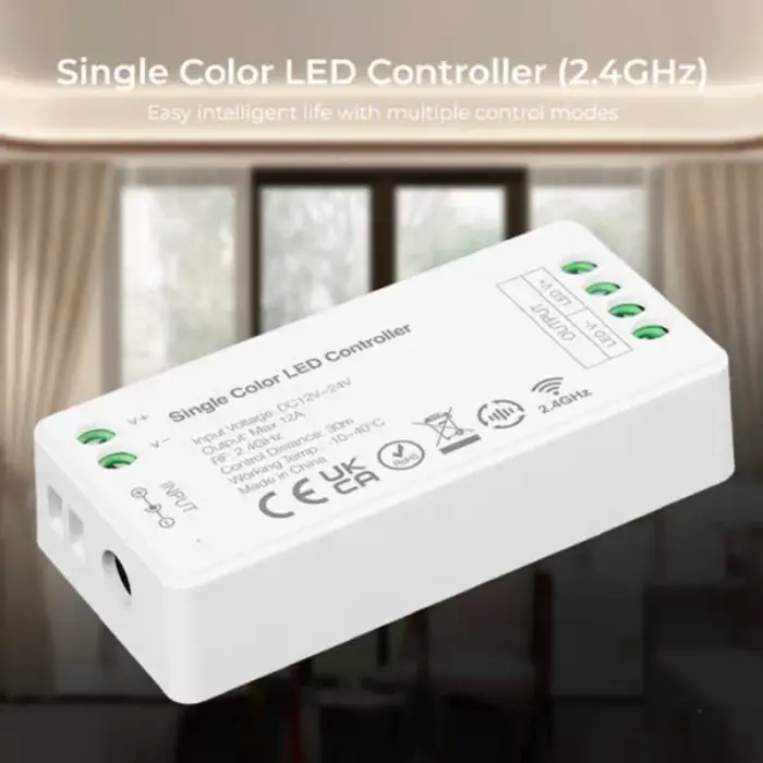 Single colour LED strip controller