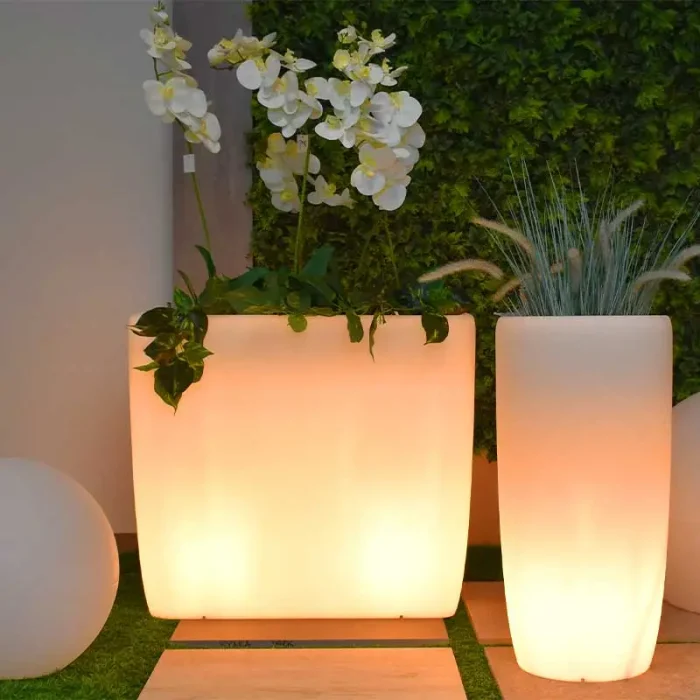 Large Outdoor Flowerpot Light For Garden