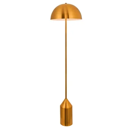 Modern Antique Brass Floor Lamp