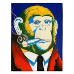 Monkey Acrylic Painting