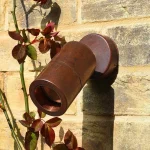 Natural Copper Outdoor Wall Light