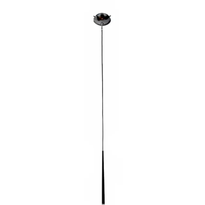 Opal Glass hanging Light With Black Cable