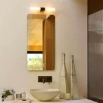 Polished Chrome Bathroom Mirror Wall Light