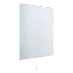 Pullcord Bathroom Mirror Cool White Light