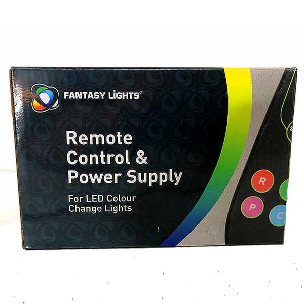Remote control power supply for outdoor lights