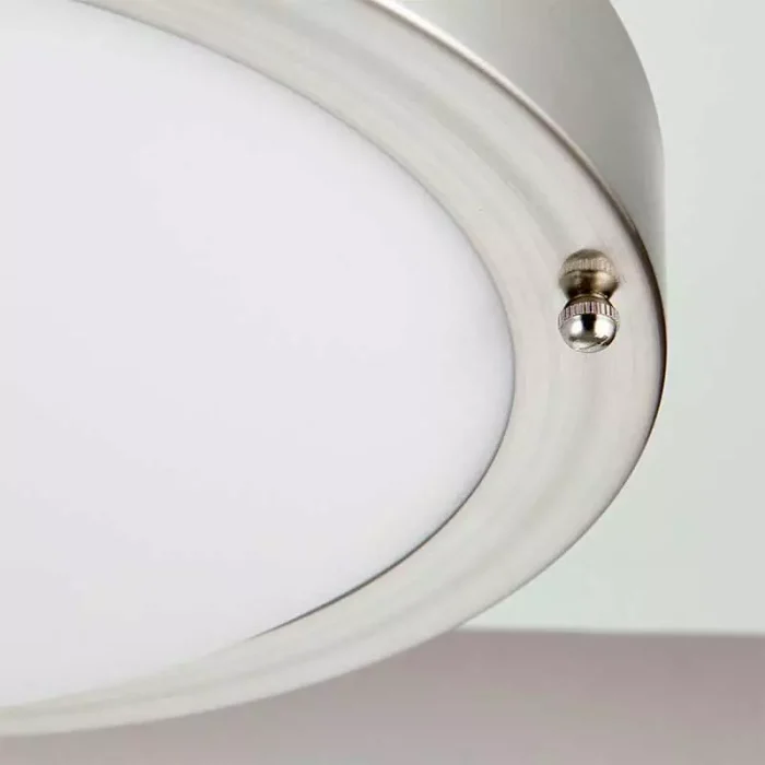 Satin Nickel Bathroom Ceiling Light