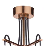 Semi Flush Pendant Light in Copper