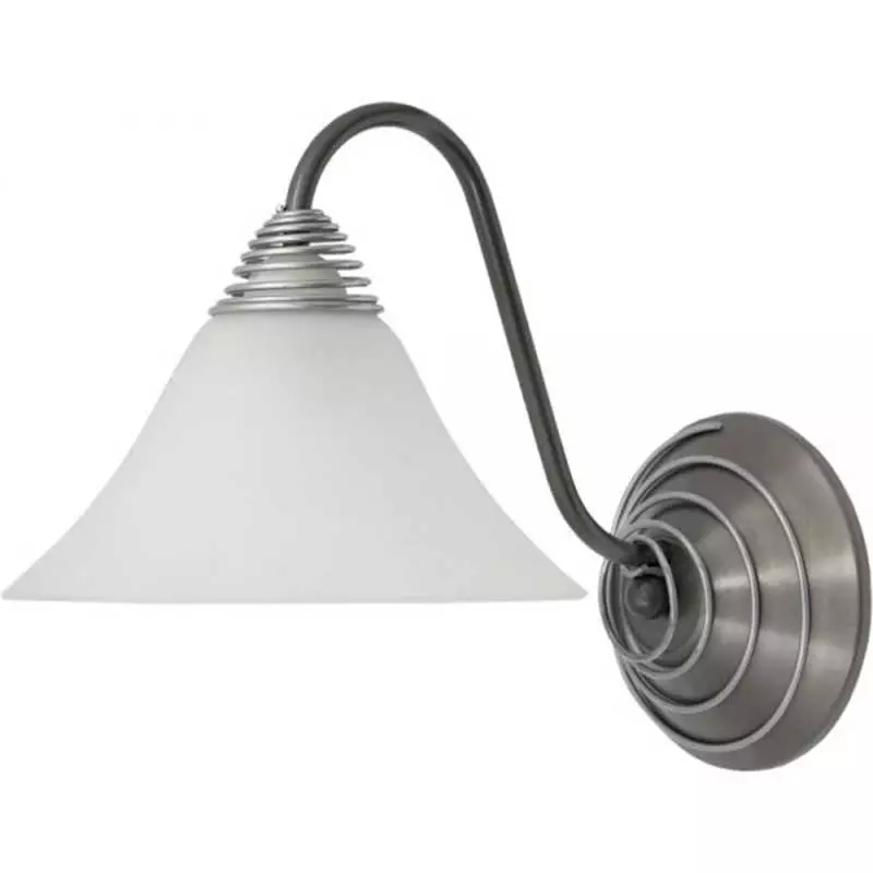 Silver classic wall light