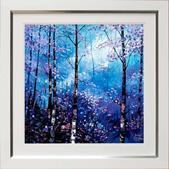Silver Frame Winter Painting