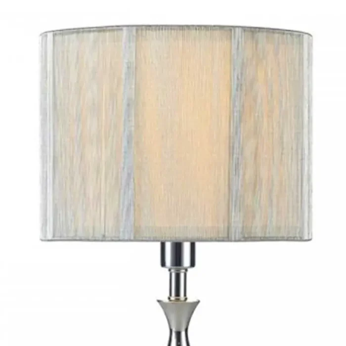 Silver Mosaic Table Lamp