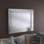 Triple Glass Frame Modern Mirror