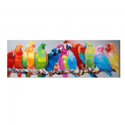 Tropical Birds Acrylic Painting