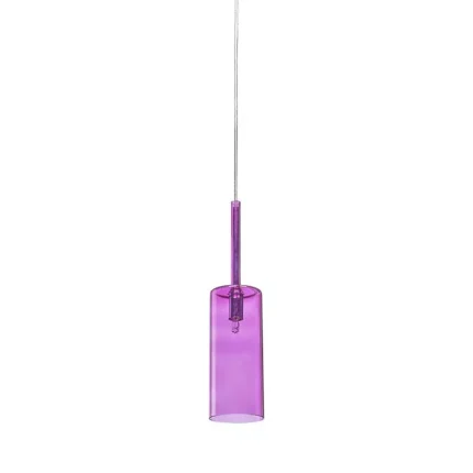 Violet Glass Pendant Light