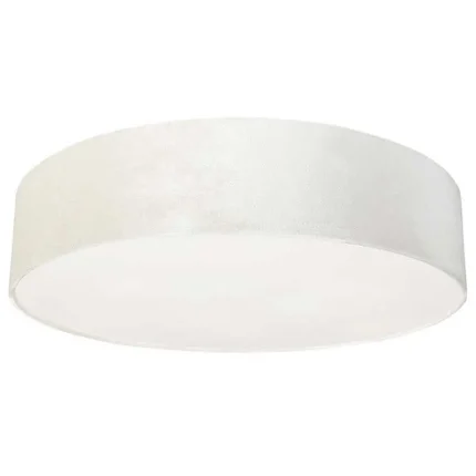 White Fabric Ceiling Light