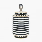 Black and White Tall Table Lamp Base