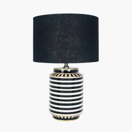 Black and White Tall Table Lamp